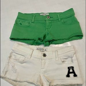 Abercrombie and Fitch girl shorts size 12
